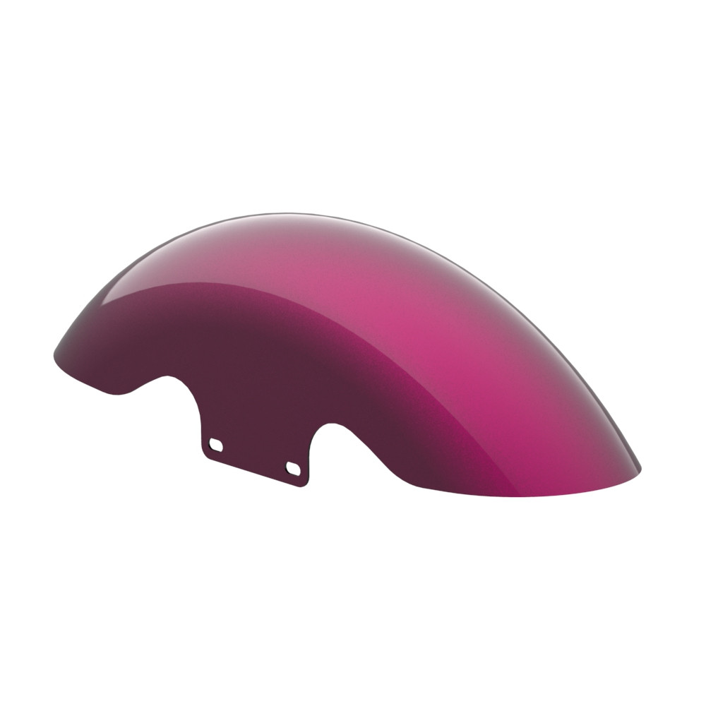 Color Matched Holeshot Performance 19inch short front fender for '09Up harley touring