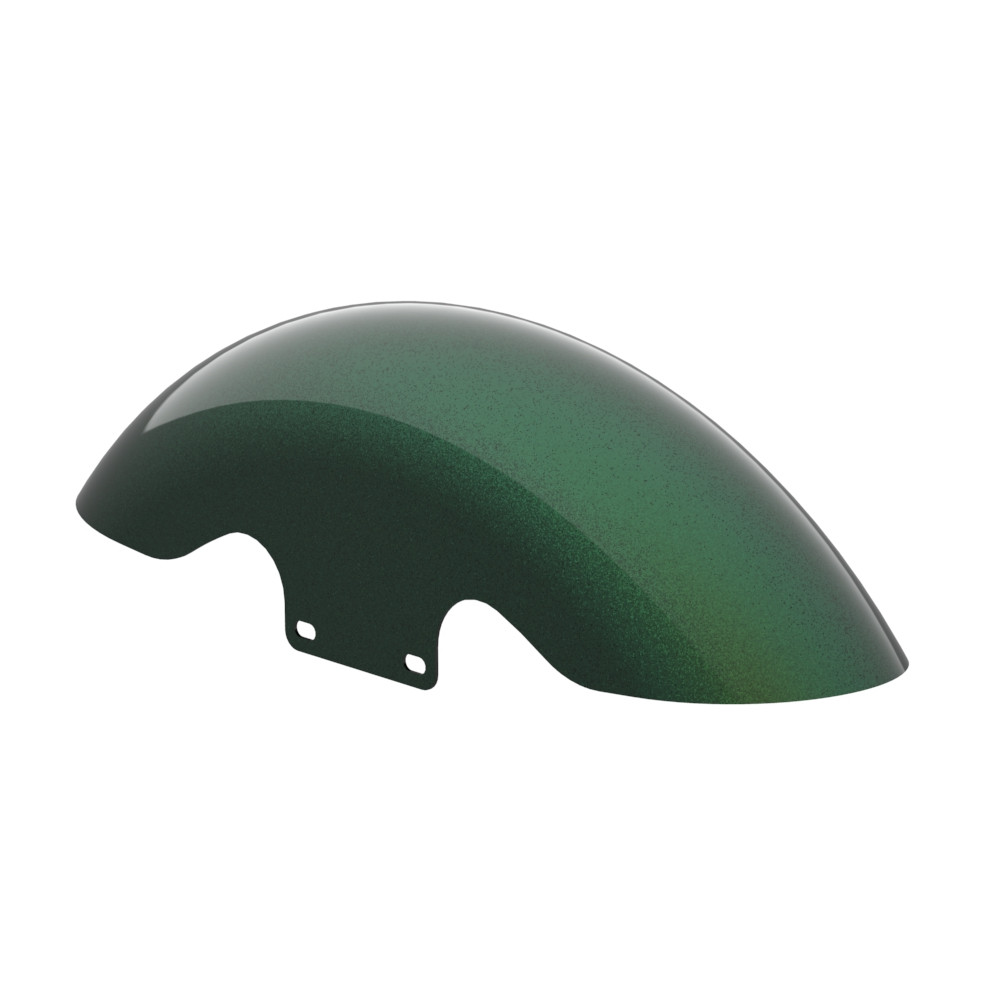 Color Matched Holeshot Performance 19inch short front fender for '09Up harley touring