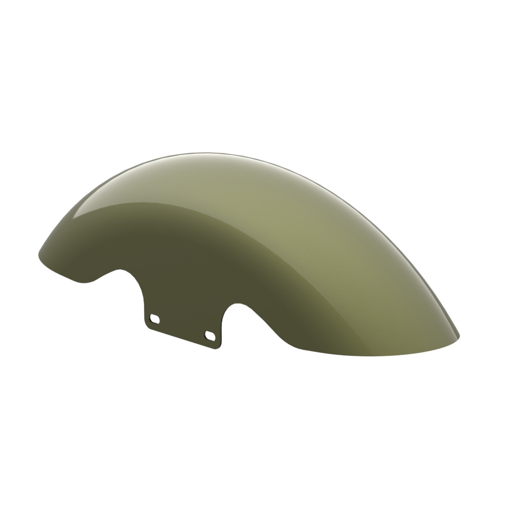 Color Matched Holeshot Performance 19inch short front fender for '09Up harley touring