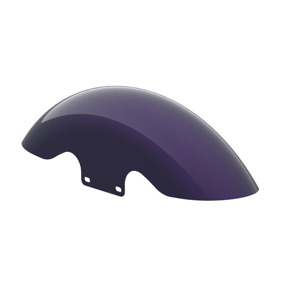Color Matched Holeshot Performance 19inch short front fender for '09Up harley touring