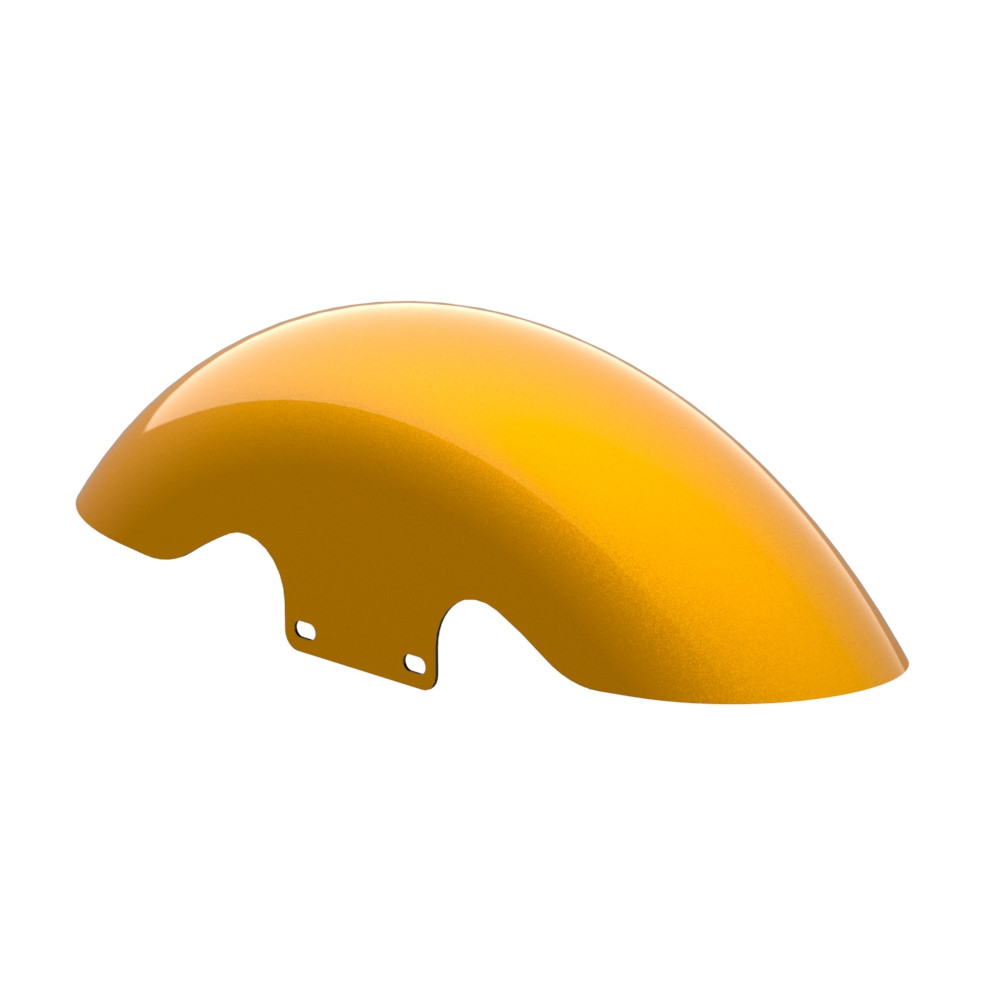 Color Matched Holeshot Performance 19inch short front fender for '09Up harley touring