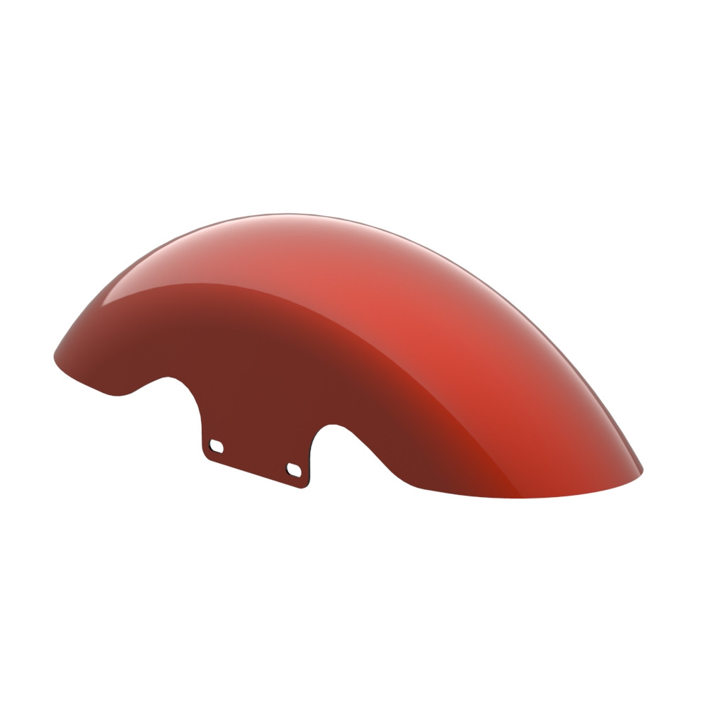 Color Matched Holeshot Performance 19inch short front fender for '09Up harley touring