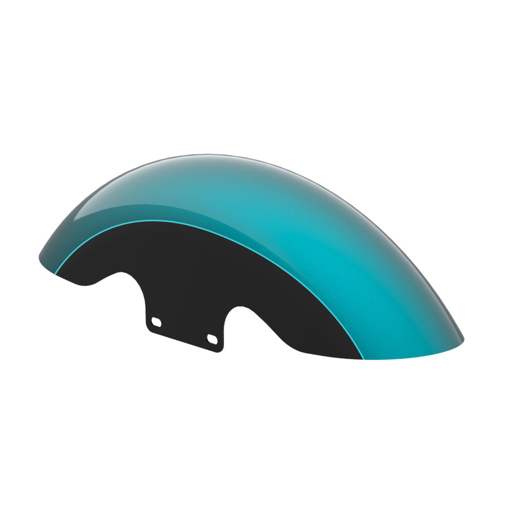 Color Matched Holeshot Performance 19inch short front fender for '09Up harley touring