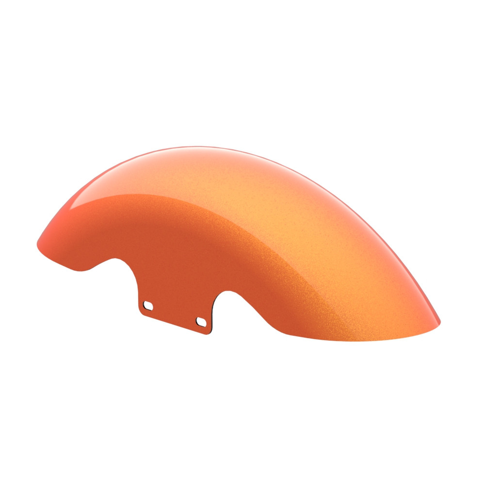 Color Matched Holeshot Performance 19inch short front fender for '09Up harley touring