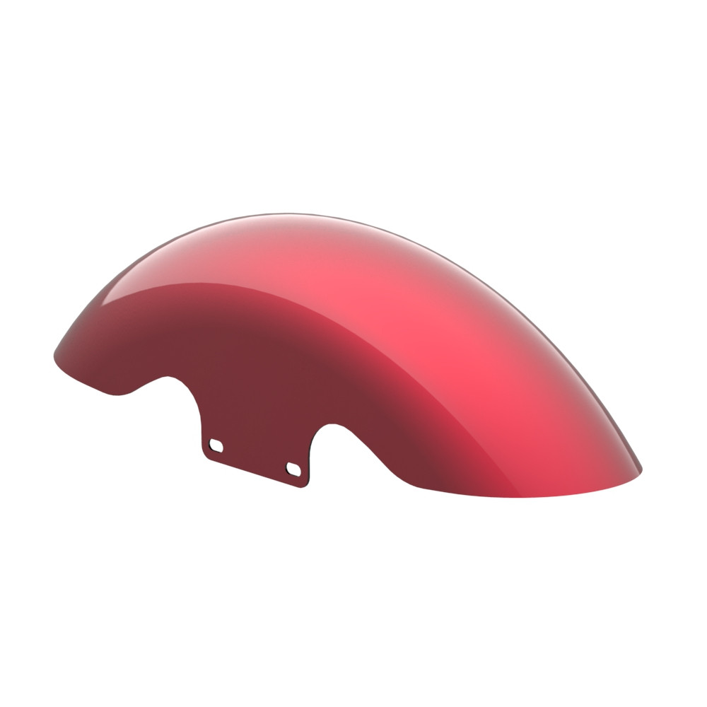 Color Matched Holeshot Performance 19inch short front fender for '09Up harley touring