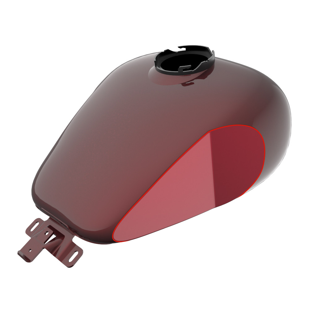 Custom Two Tone HOLESHOT Performance Bagger Gas Tank for '08-'23 Harley Tourings
