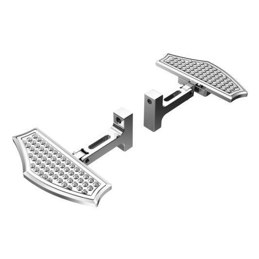 Advanblack Vengeance Rear Passenger Floorboards For Harley Tourings