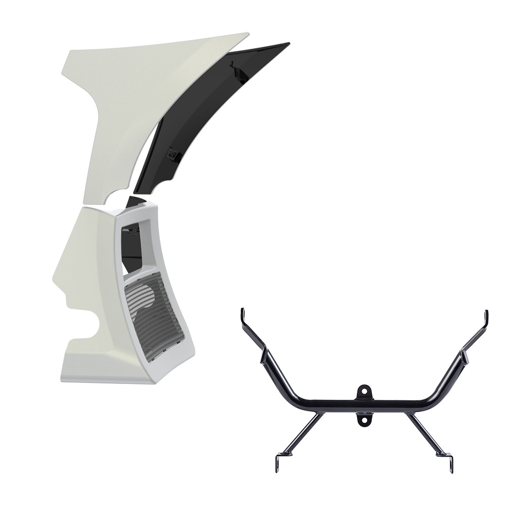 Fairing Spoiler Kit with Support Bracket for '23.5-'26 Harley Road Glide