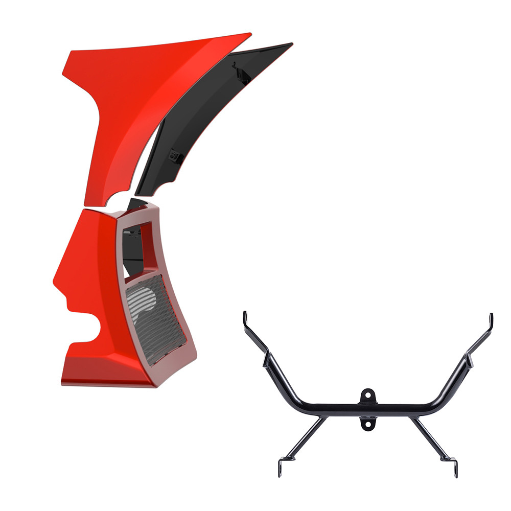 Fairing Spoiler Kit with Support Bracket for '23.5-'26 Harley Road Glide