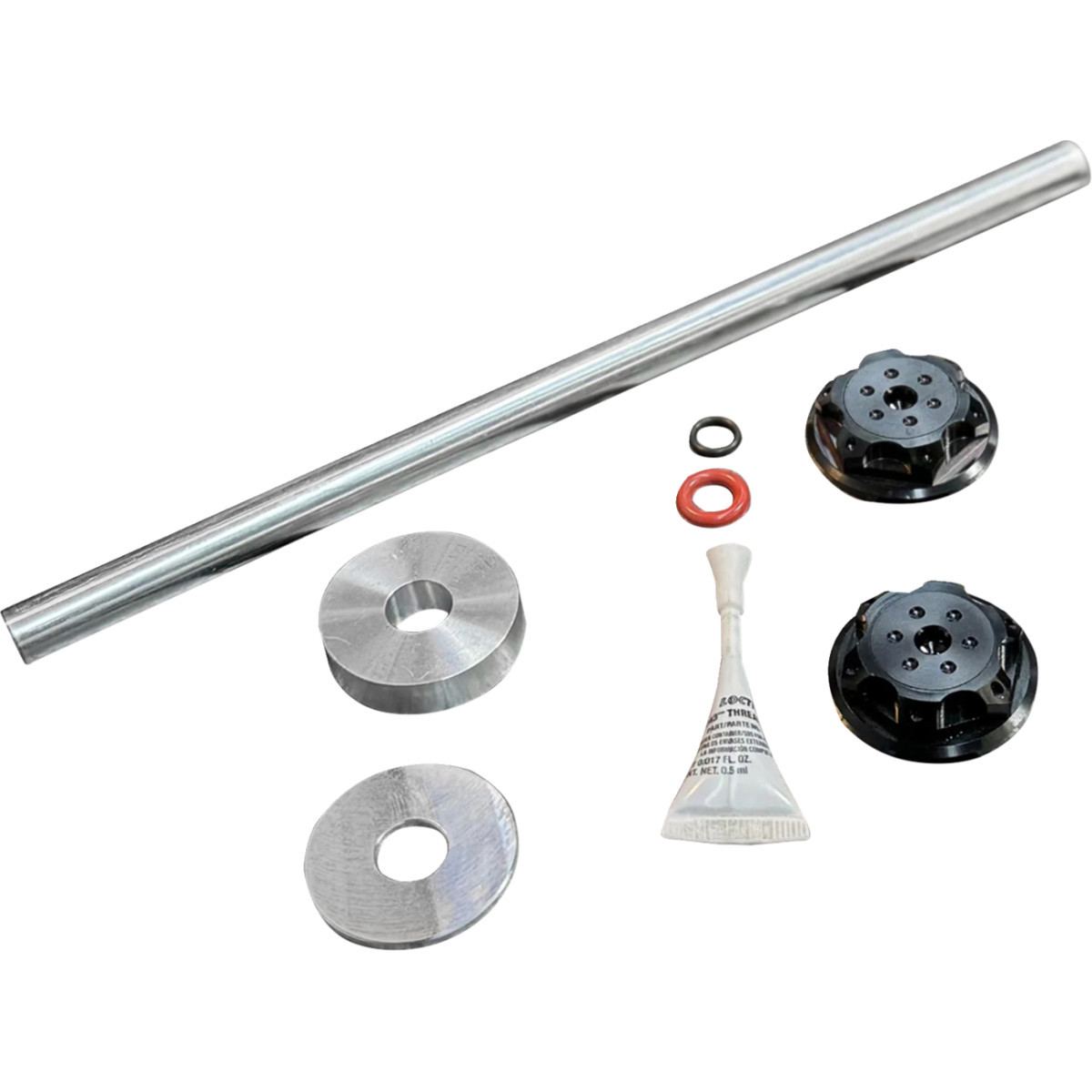 Paul Yaffe Bagger Nation #PYO:YHTR-18L-BK - Axle Cover Kit - Y-Axle Rod - Front - Standard/Turret - Black