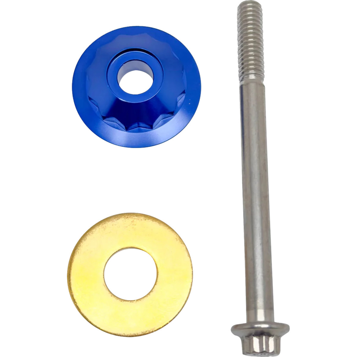 Paul Yaffe Bagger Nation #PYO:12PSK-18L-BE - Steering Stem Nut - Blue