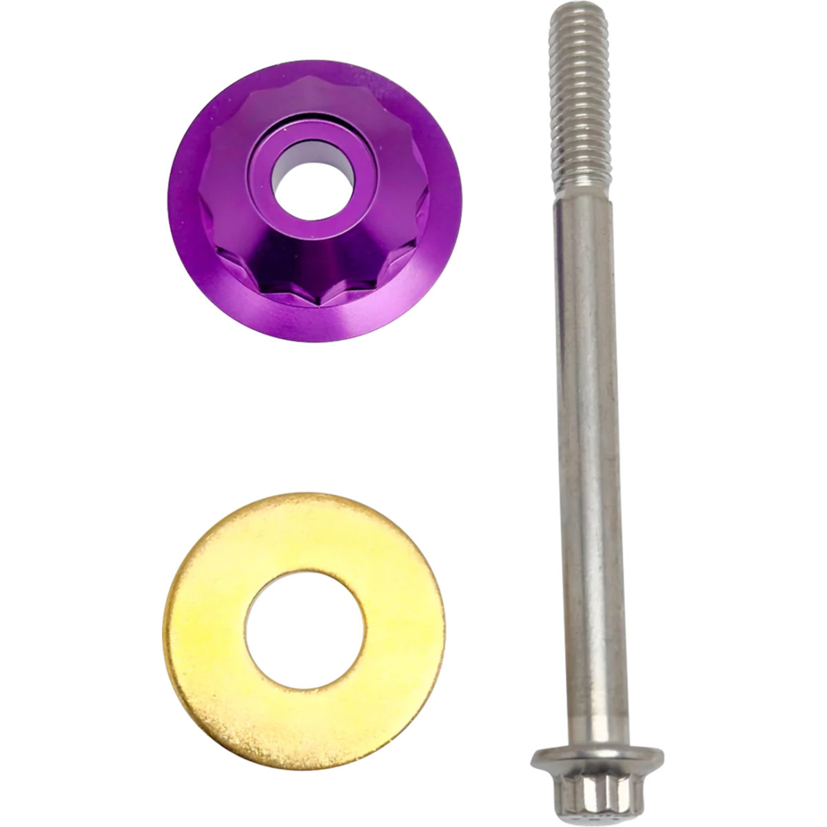 Paul Yaffe Bagger Nation #PYO:12PSK-18L-PR - Steering Stem Nut - Purple