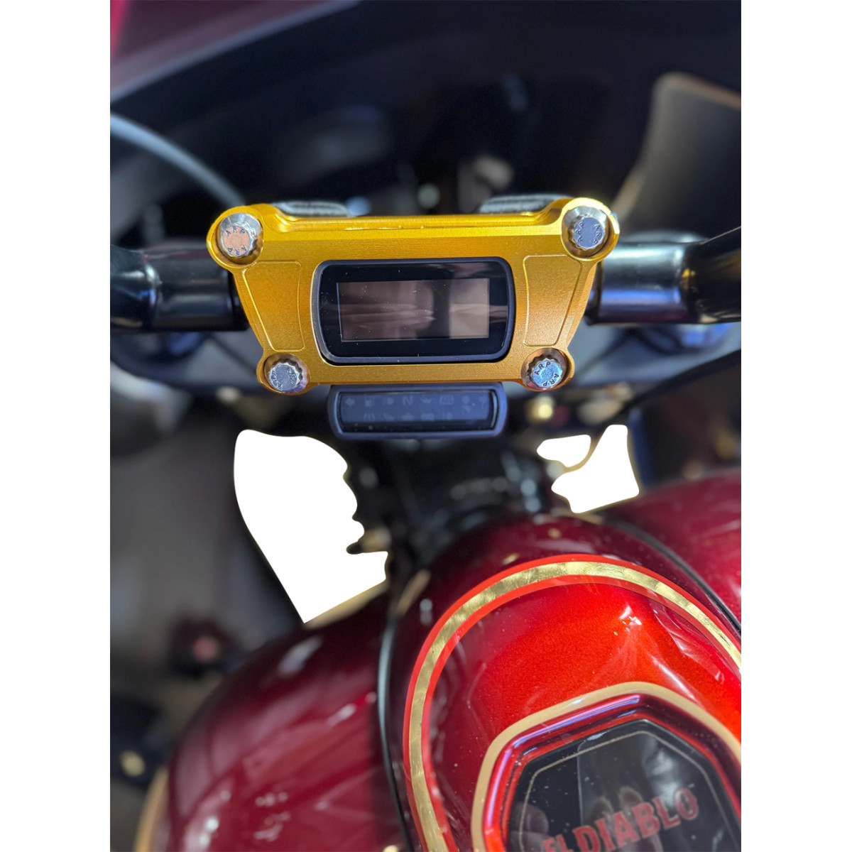 Paul Yaffe Bagger Nation #PYO:DSRC-1.00-G - Digital Riser Clamp - Gold