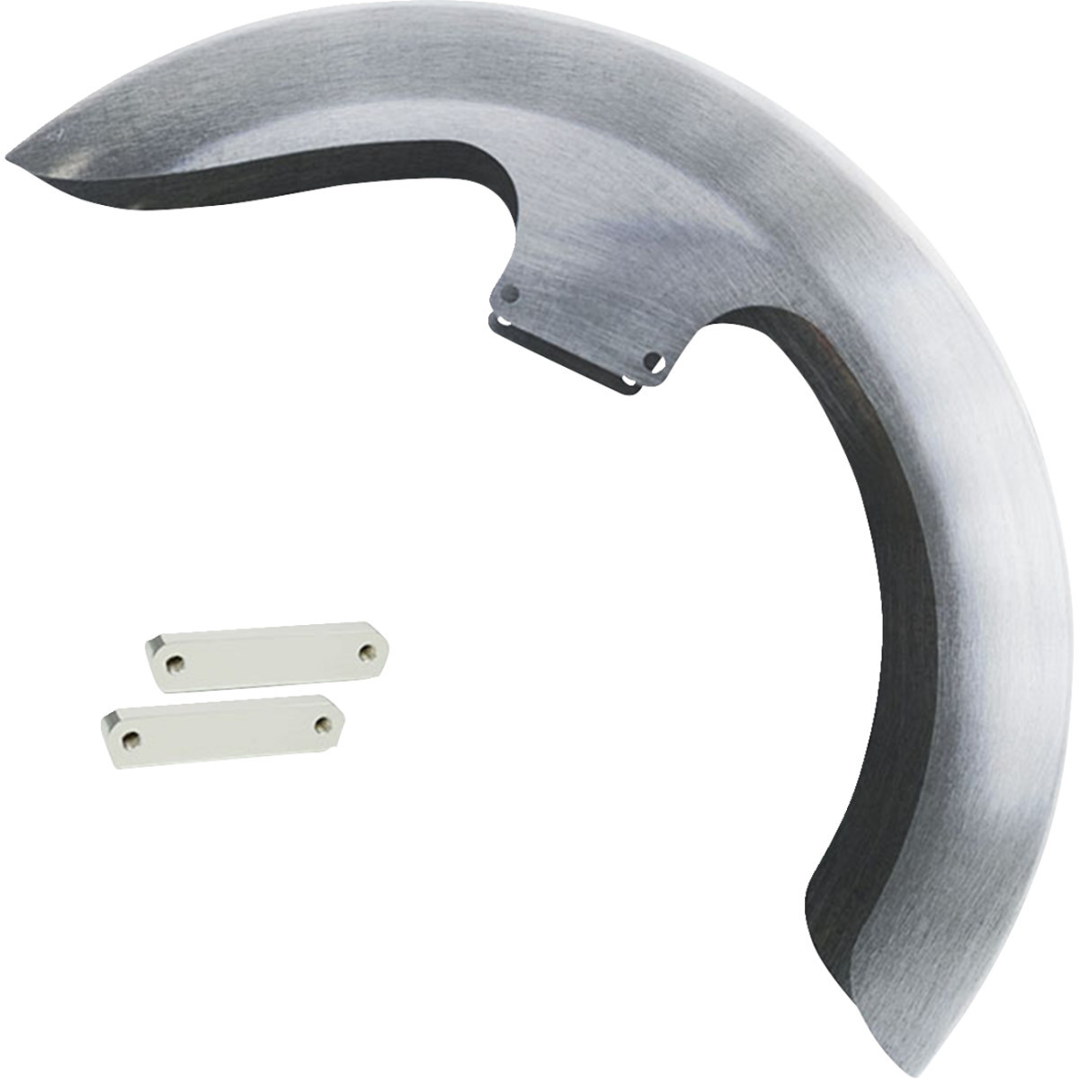 Paul Yaffe Bagger Nation #PYO:THICKY-OEM-14L-C - Thicky Front Fender - OEM 16"-19" Wheel - With Chrome Adapters