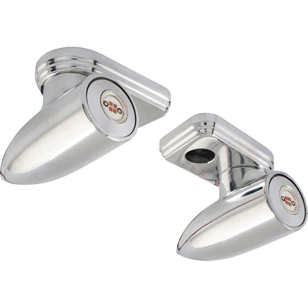Paul Yaffe Bagger Nation #PYO:LB-PM-DRL-C - Lightning Bullet Pro - Amber/White - Chrome