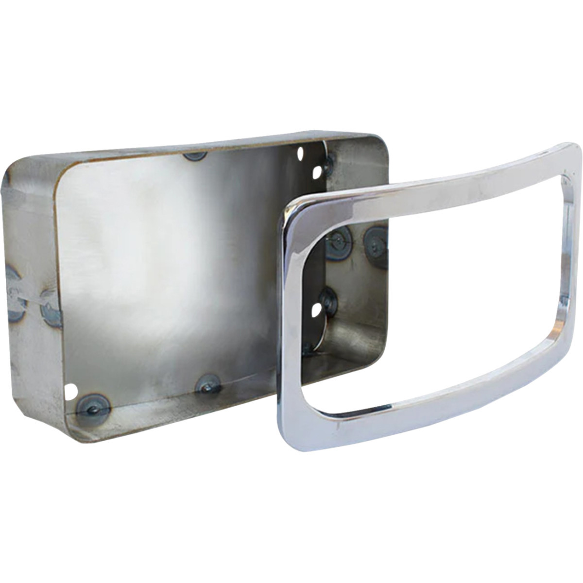 Paul Yaffe Bagger Nation #PYO:FREN-K-S-C - License Plate Box - Chrome