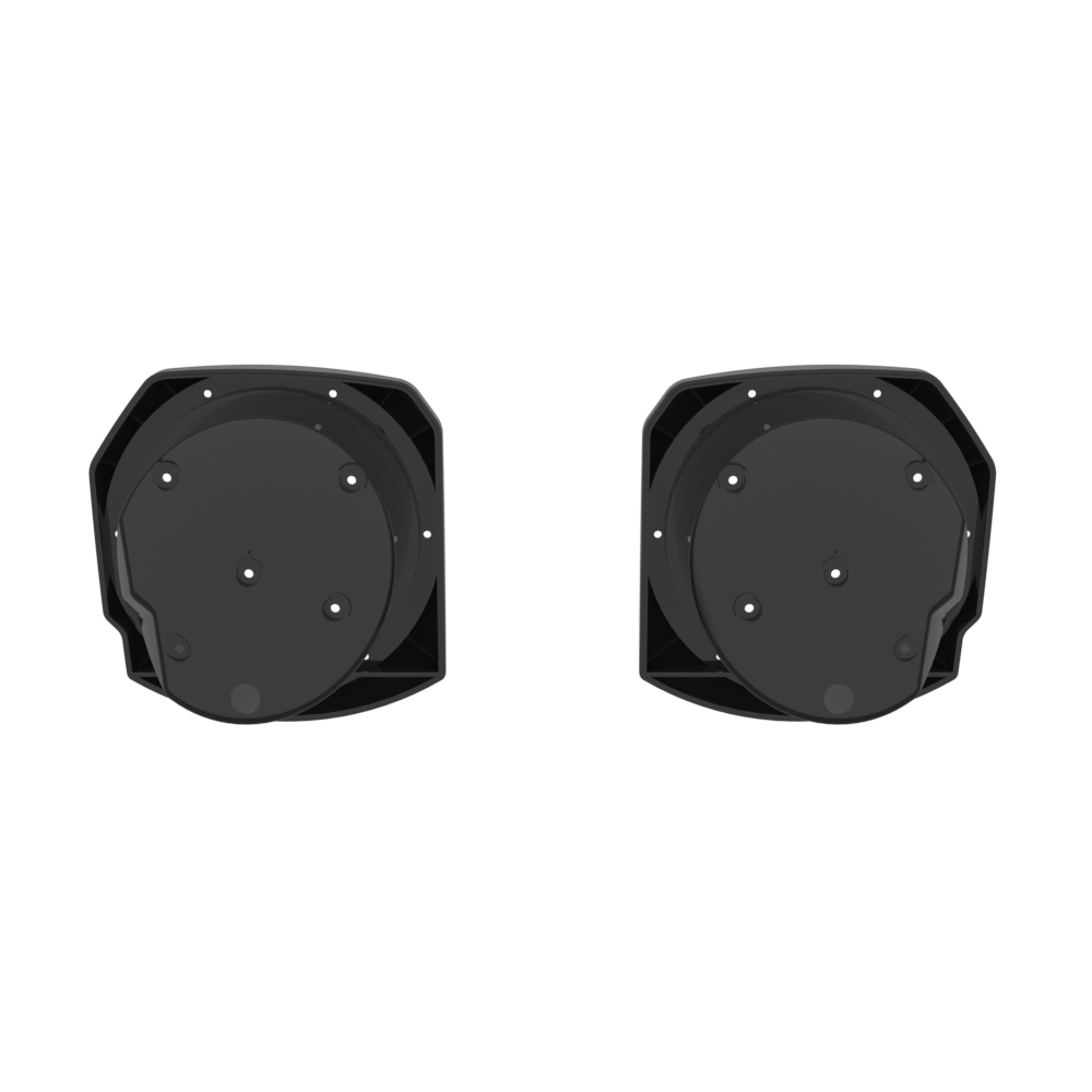 Color-Matched 8inch Speaker Pods for 23.5Up Harley Touring