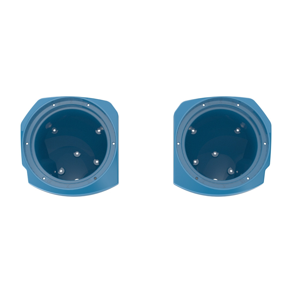 Color-Matched 8inch Speaker Pods for 23.5Up Harley Touring