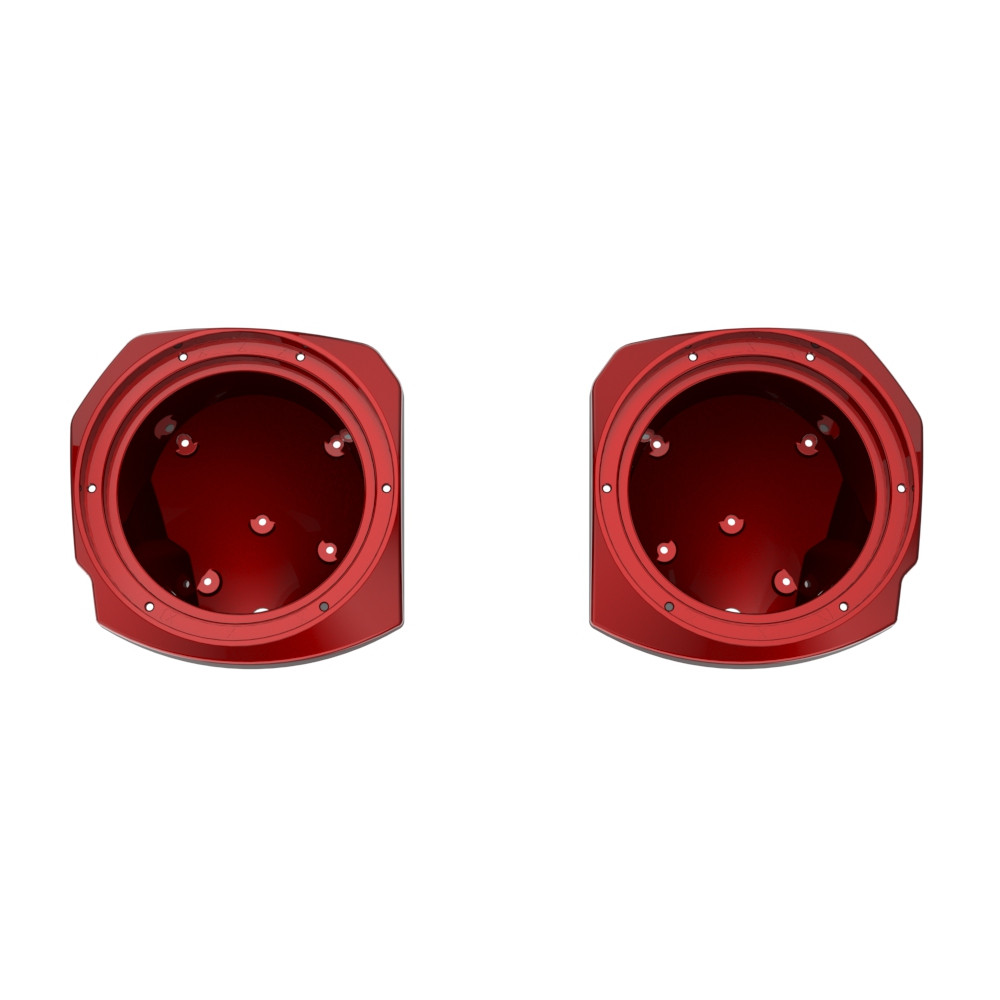 Color-Matched 8inch Speaker Pods for 23.5Up Harley Touring