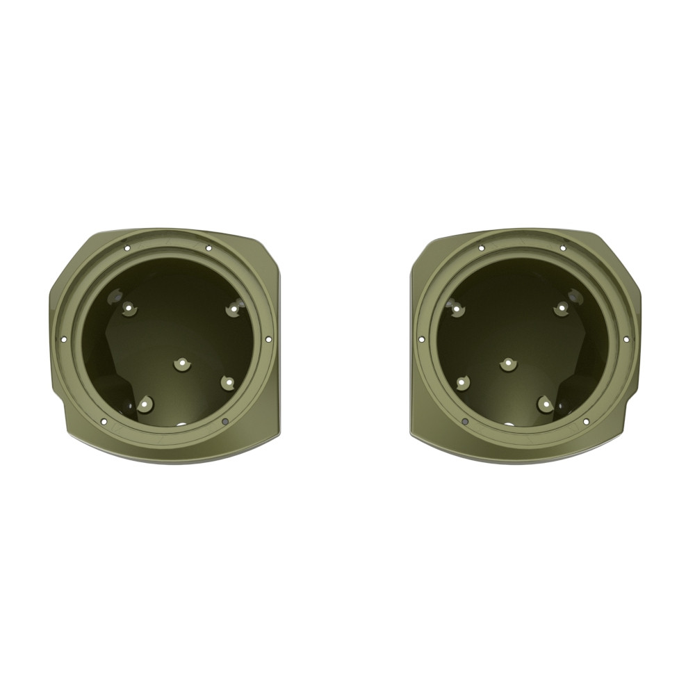 Color-Matched 8inch Speaker Pods for 23.5Up Harley Touring
