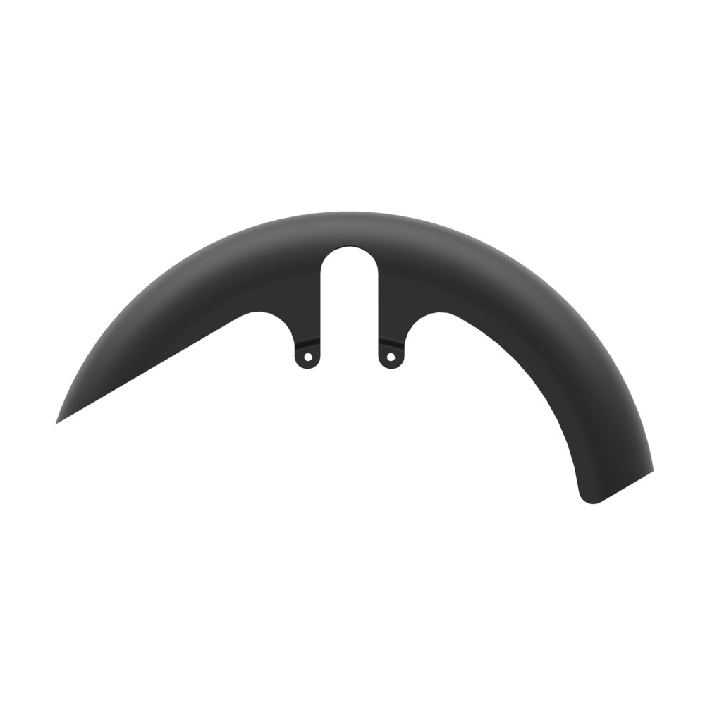 Color-Matched 18" Wide Fat Tire Front Fender for Harley Touring Models 2014-2023