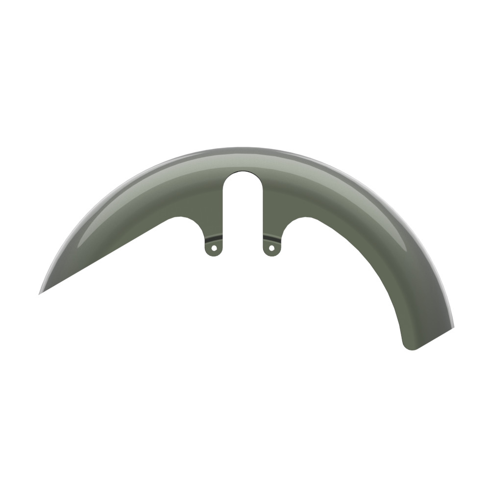 Color-Matched 18" Wide Fat Tire Front Fender for Harley Touring Models 2014-2023