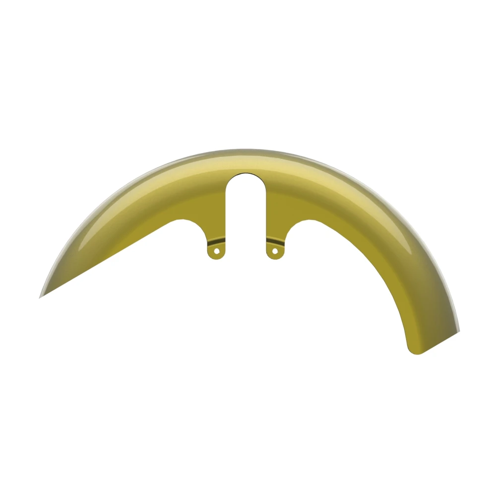 Color-Matched 18" Wide Fat Tire Front Fender for Harley Touring Models 2014-2023