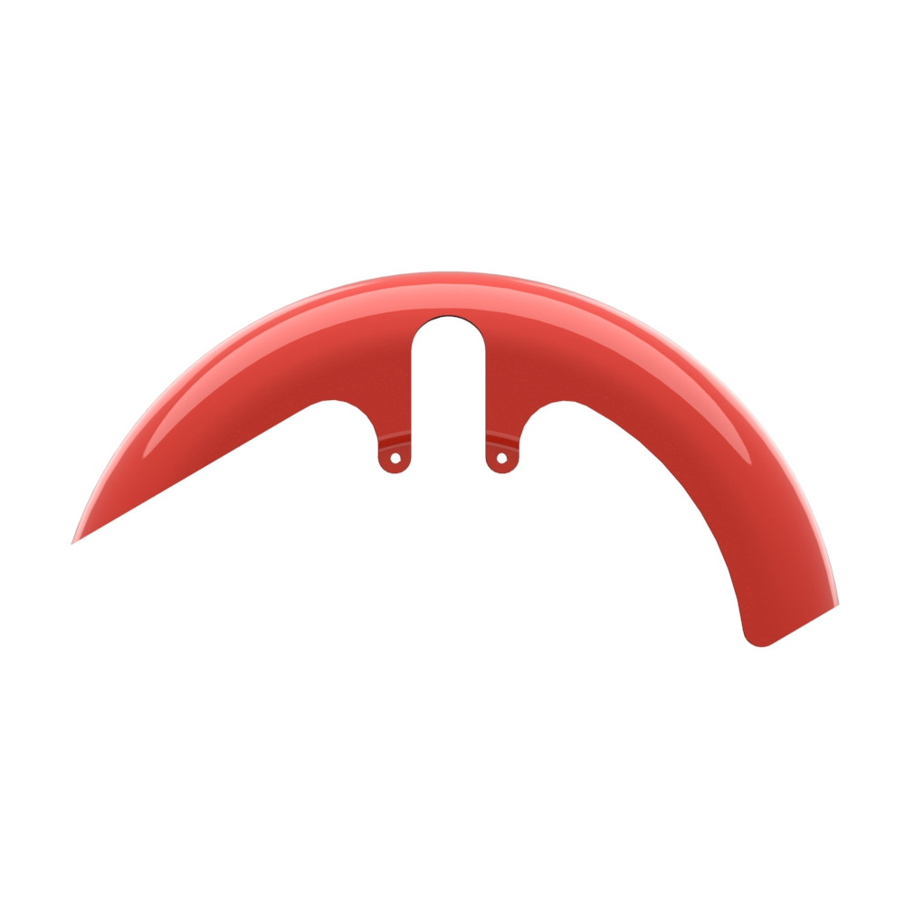Color-Matched 18" Wide Fat Tire Front Fender for Harley Touring Models 2014-2023