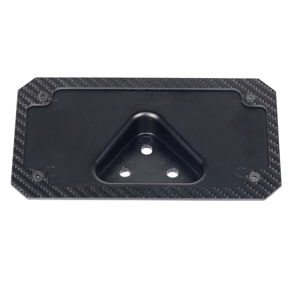 Advanblack Real Carbon Fiber License Plate for Harley-Davidson with Base Plate & Color Accent Options
