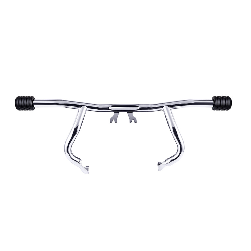 Chrome ProTek Front Performance High Way Peg One Step Crash Bar for Harley Touring