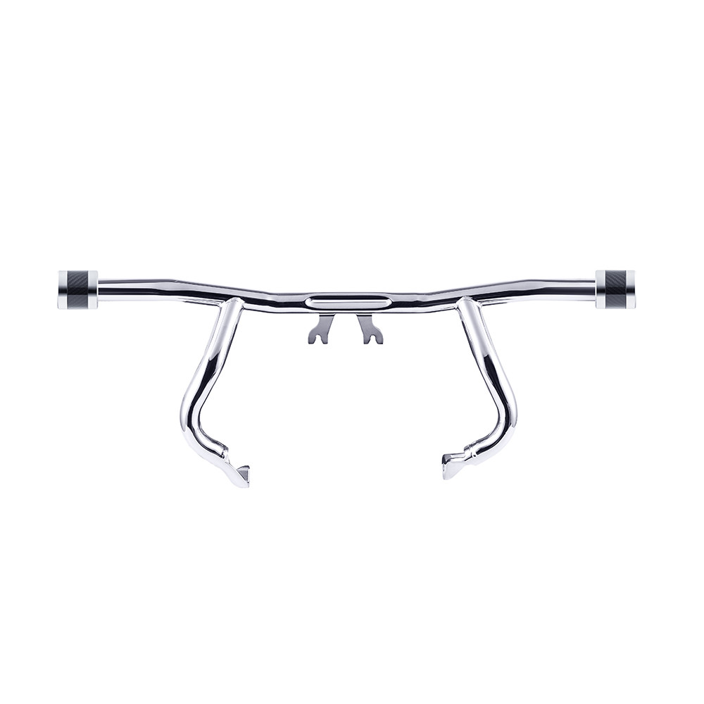 Chrome ProTek Front Performance High Way Peg One Step Crash Bar for Harley Touring