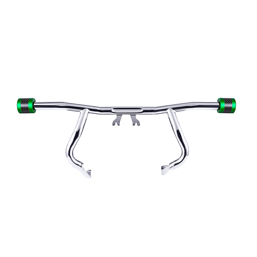 Chrome ProTek Front Performance High Way Peg One Step Crash Bar for Harley Touring
