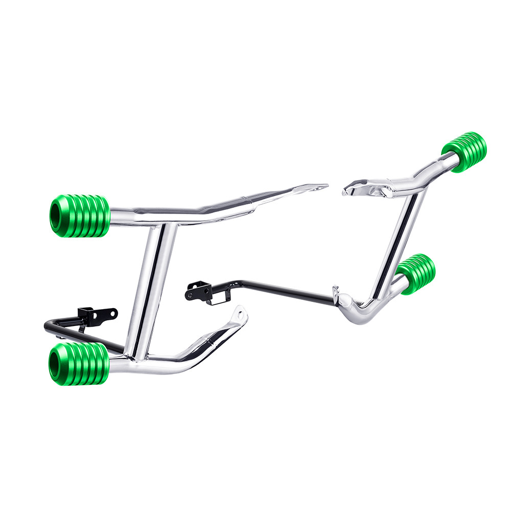 Chrome ProTek Rear Performance Crash Bar Saddlebags Guards for '14-'26 Harley Touring
