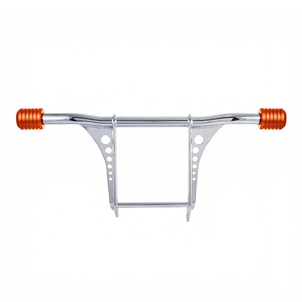 Chrome ProTek Front Performance Crash Bar for '18- '26 Harley Low Rider/ S/ ST, Street Bob, Fatbob, Sport Glide, Softail Standard