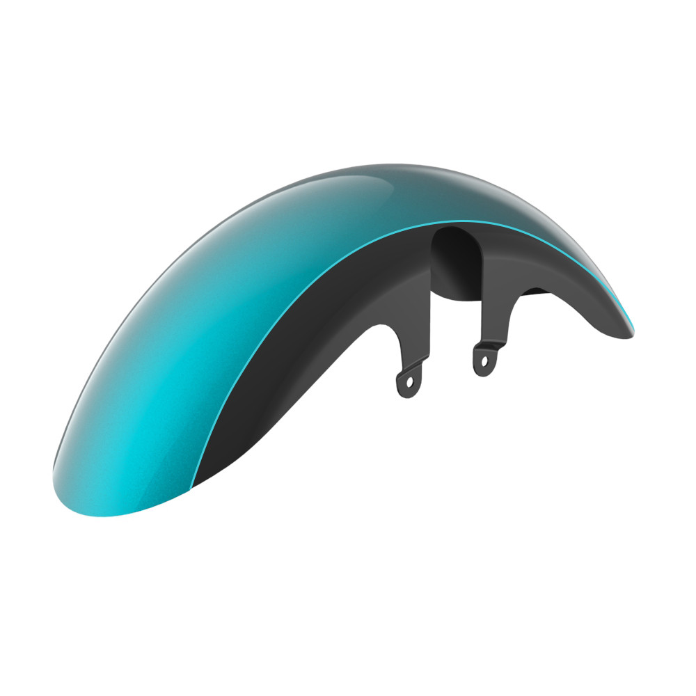 Shorty Performance 18" Wide Fat Tire Front Fender for 23.5Up Harley Touring Models