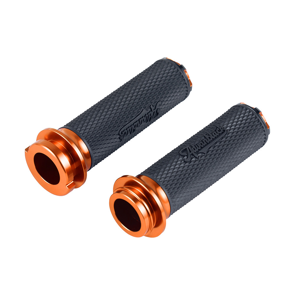 Advanblack AXION Performance Grips for Harley Touring, Softail | Cable & Throttle-by-Wire