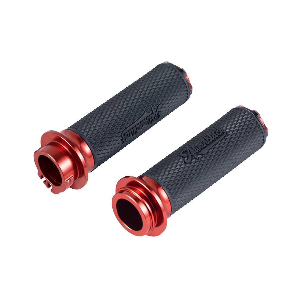 Advanblack AXION Performance Grips for Harley Touring, Softail | Cable & Throttle-by-Wire