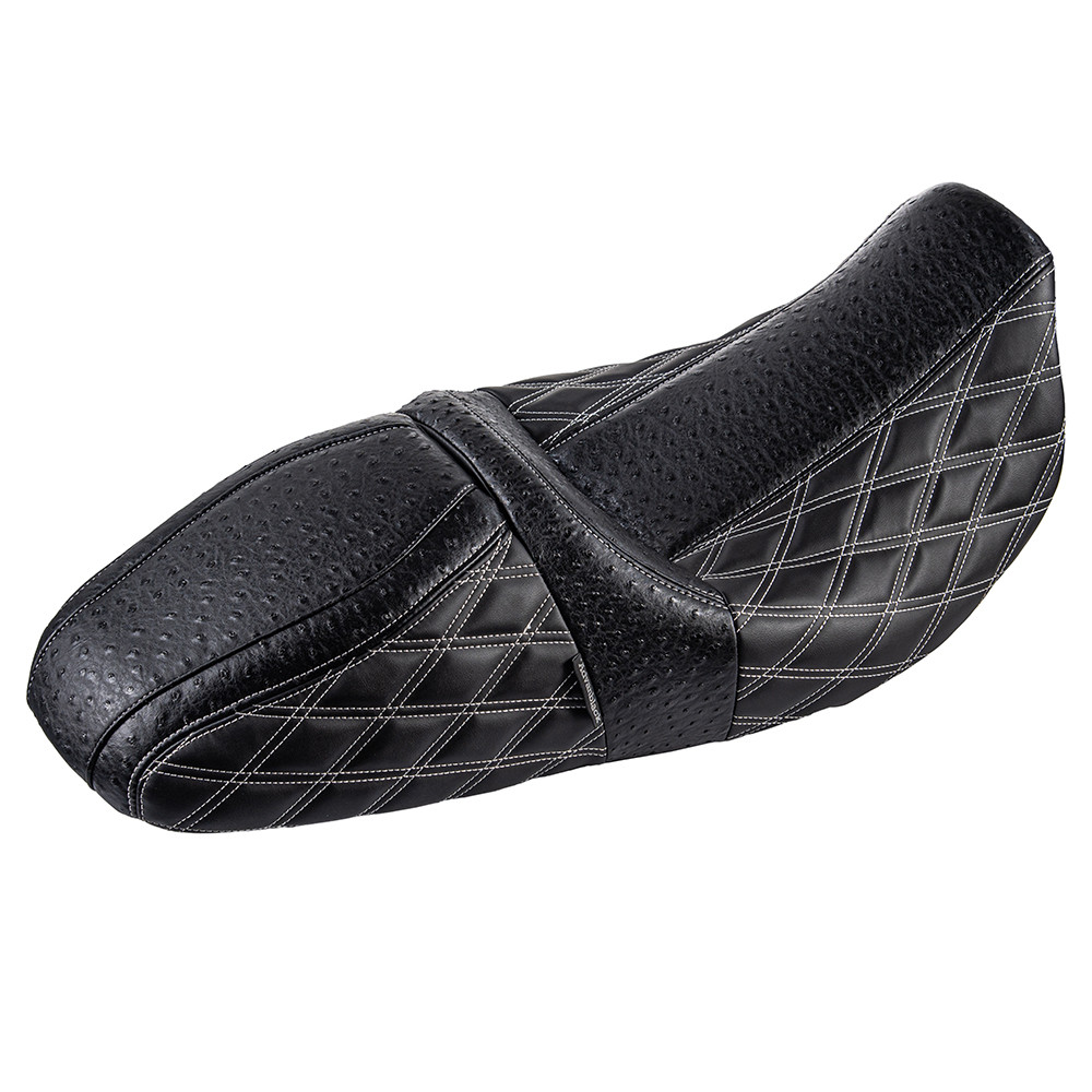 RAPTOR SEAT WITH DIAMOND STITCHING & OSTRICH LEATHER FOR '09-'23 HARLEY TOURING
