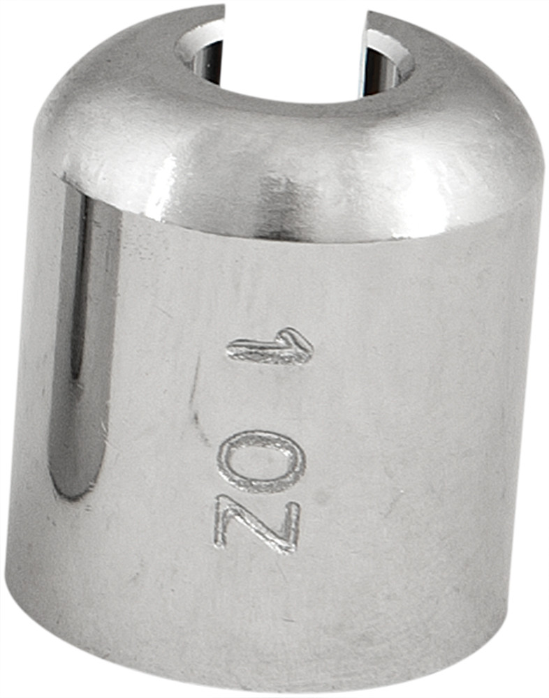 K&L #32-7094 - Spoked Wheel Weights Chrome 1 OZ 10/PK