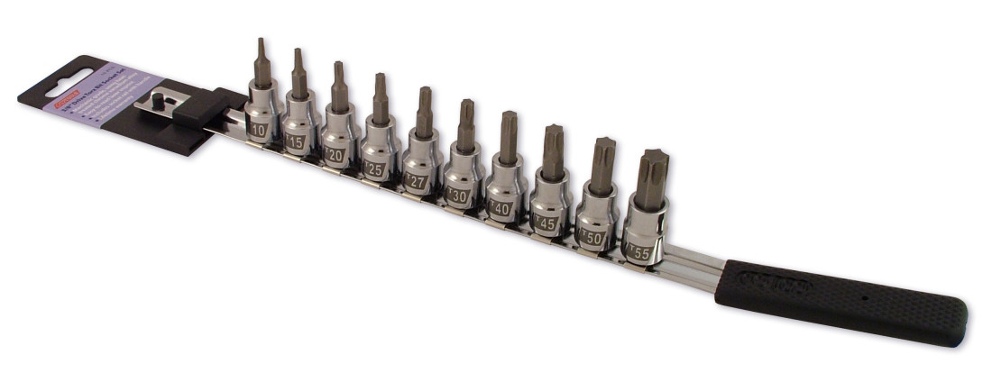 Cruz Tools #TX38TBS - Socket BIT SET 10pc Torx