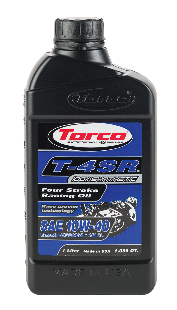 Torco #T651044CE - T-4sr Racing OIL 4T 10w40 1L