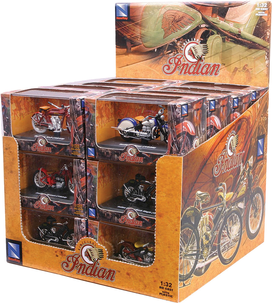 New-ray #06067 - Replica 1:32 Sport Scout SET Assorted Indian Models