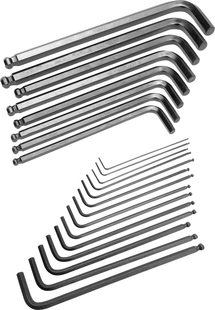 Performance Tool #W80280 - 22 PC SAE/MET Ball END HEX SET