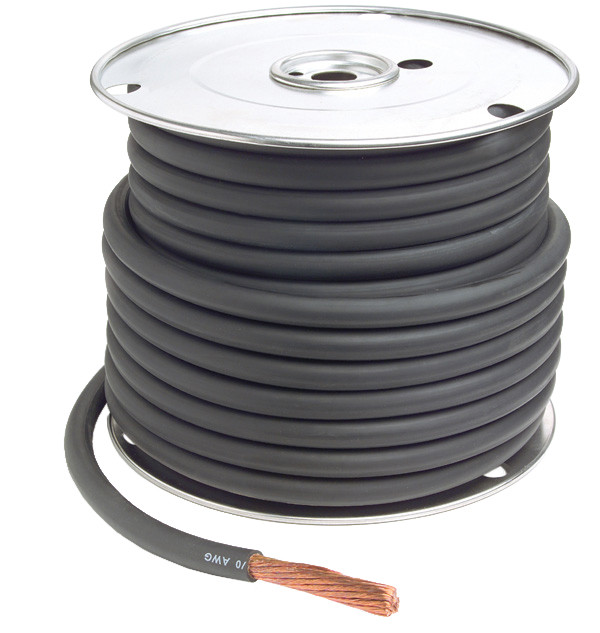 Grote #82-5714 - Battery Cable 4 GA 25' Black