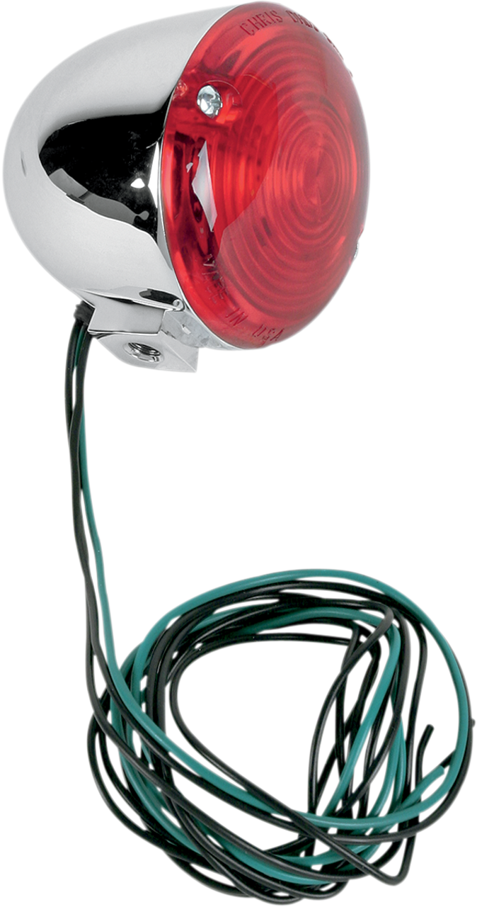 Turn Signal - Flat Lens - Red