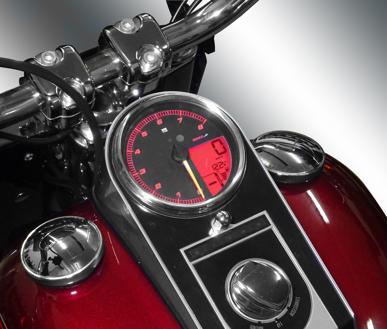 Koso #BA072000 - Koso Hd-05 4.5" Guage Chrome Bezel, Canbus Models
