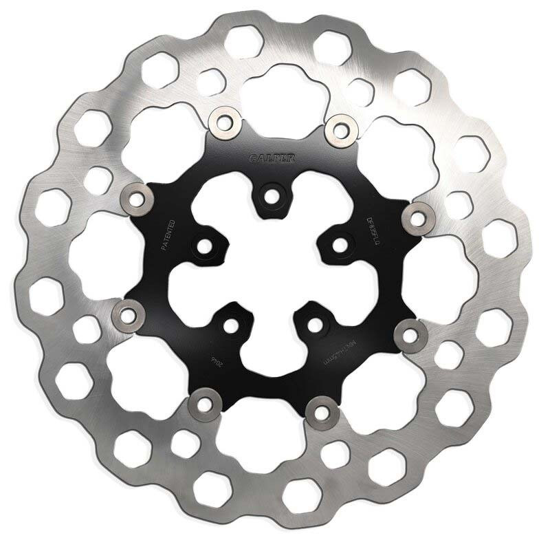 Gbrakes #DF835FLQ - Rotor 11.8" Floating Cubiq FR Black