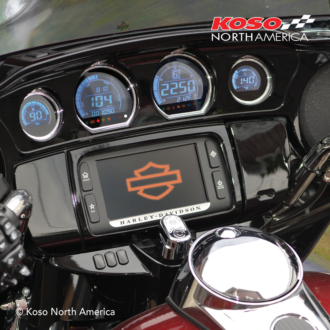 Koso #BA064902 - Hd-03 Series Gauge `14-23 FLH FLT