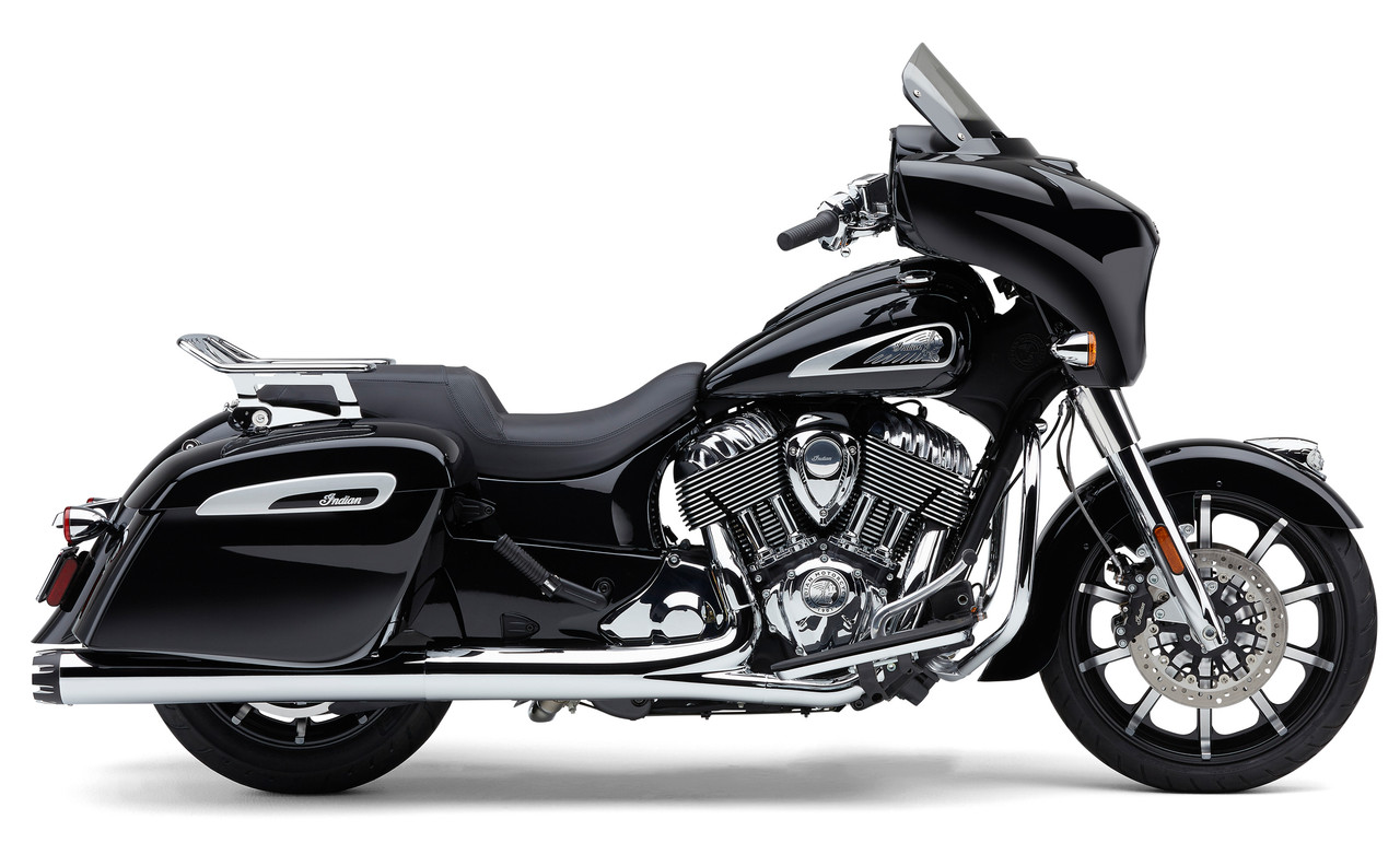 Cobra #5206 - 4" NH Dual CUT Slip-ons Chrome Indian Gen-1 BAG
