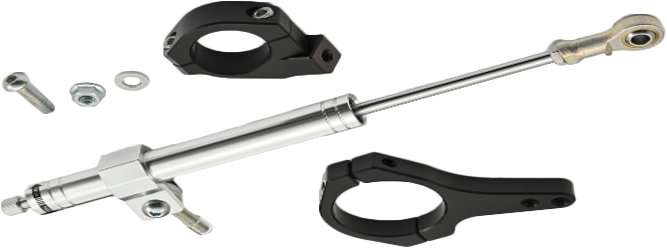 Harddrive #81027 - Steering Damper KIT Polished 20-25 Fxlrs
